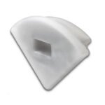 ISOLED 113639 Endkappe EC 68 Silikon für Profil CORNER13 mit Kabeldurchführung, 1 STK