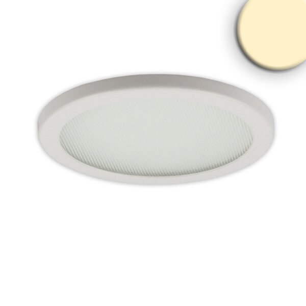 ISOLED 114116 LED Downlight Flex 23W, prismatisch, 120°, Lochausschnitt 50-210mm, warmweiß, dimmbar