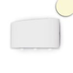 ISOLED 113986 LED Wandleuchte Up&Down 6*1W CREE, IP54, sandweiß, warmweiß