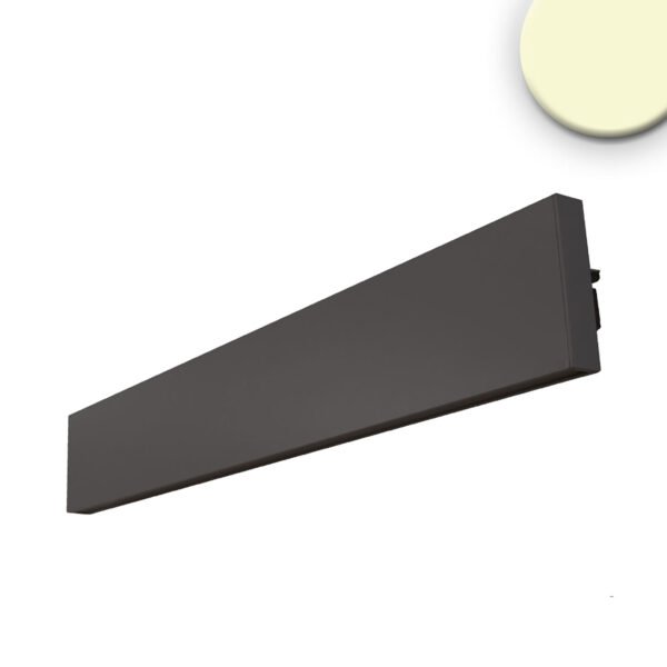 ISOLED 113995 LED Wandleuchte Linear Up&Down 600, 610mm, 25W, IP40, schwarz, warmweiß
