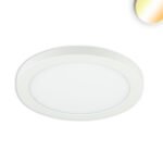ISOLED 114023 LED Aufbau/Einbauleuchte Slim Flex, 12W, weiß, ColorSwitch 3000|3500|4000K