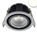 ISOLED 114140 LED Einbaustrahler Sys-68, 10W, IP65, neutralweiß, Push oder DALI-dimmbar (exkl. Cover)