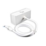 ISOLED 114170 Deckenbaldachin eckig weiß inkl. 2-poliges Stoffkabel 1,5m mit Gegenverschraubung