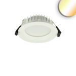 ISOLED 114191 LED Downlight blendungsreduziert, 18W, rund, DN145, CRI90, Switch 3000|3500|4000K, dimmbar