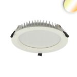 ISOLED 114194 LED Downlight blendungsreduziert, 35W, rund, DN228, CRI90, Switch 3000|3500|4000K, dimmbar
