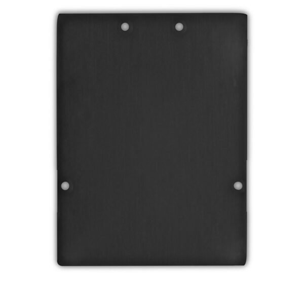 ISOLED 114394 Endkappe EC74 Aluminium schwarz für Profil LAMP40, 2 STK, inkl. Schrauben