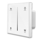 ISOLED 114428 Sys-Pro 1 Zone Touch/Funk-Dimmer 230V weiß, 360VA, Phasenan-/Abschnitt wählbar