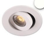 ISOLED 114471 LED Einbauleuchte MiniAMP weiß, 3W, 24V DC, neutralweiß, dimmbar