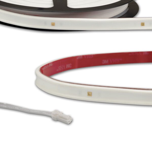 ISOLED 114672 LED UV-C MiniAMP Flexband 270nm, 12V DC, 6W, IP54, 116cm, weiß, eins. Kabel + maleAMP, 12 LED/m