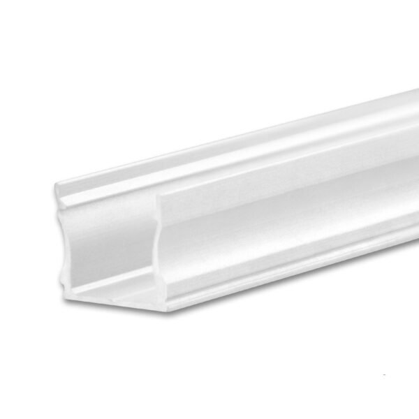 ISOLED 115551 LED Aufbauprofil PURE12 S Aluminium weiß RAL9010, 300cm
