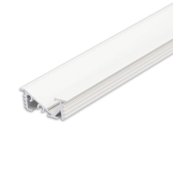 ISOLED 114819 LED Einbauprofil FURNIT6 D Aluminium weiß RAL 9003, 200cm
