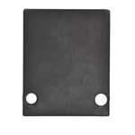 ISOLED 114827 Endkappe EC89B Aluminium schwarz RAL 9005 für Profil HIDE SINGLE inkl. Schrauben