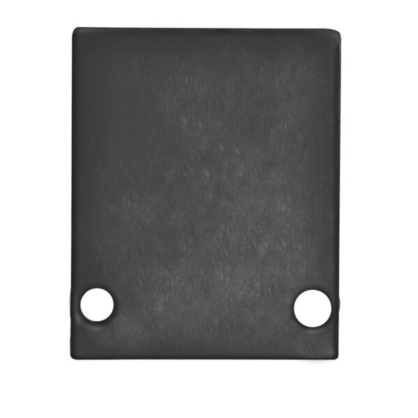 ISOLED 114827 Endkappe EC89B Aluminium schwarz RAL 9005 für Profil HIDE SINGLE inkl. Schrauben