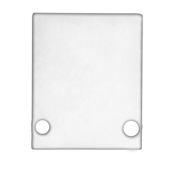 ISOLED 114828 Endkappe EC89W Aluminium weiß RAL 9003 für Profil HIDE SINGLE inkl. Schrauben