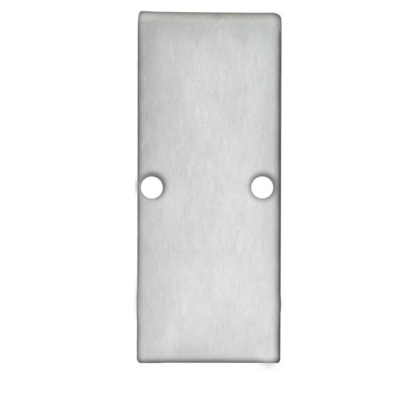 ISOLED 114829 Endkappe EC90 Aluminium eloxiert für Profil HIDE DOUBLE inkl. Schrauben