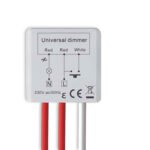 ISOLED 114936 Universal-Push Mini-Dimmer für dimmbare 230V Leuchten/Trafos, 250VA