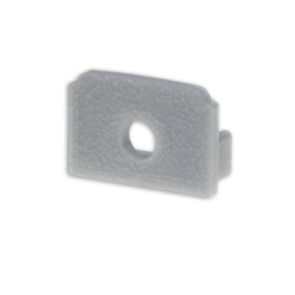 ISOLED 114950 Endkappe E201 für LED Fliesen T-Profil, mit Kabeldurchführung, 1STK