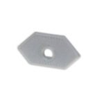 ISOLED 114954 Endkappe E205 für LED Fliesenprofil Ausseneck, mit Kabeldurchführung, 1STK