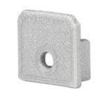 ISOLED 114958 Endkappe E209 für LED Trockenbau T-Profil 14, mit Kabeldurchführung, 1STK