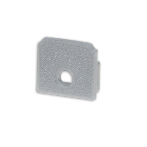 ISOLED 114960 Endkappe E211 für LED Trockenbauprofil Abschluss, mit Kabeldurchführung, 1STK