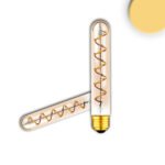 ISOLED 115073 E27 Vintage Line LED Spiralbulb, Amber, 4W, 2200K