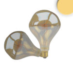 ISOLED 115078 E27 Vintage Line LED Roundbulb A125, unregular, Amber, 4W, 2200K