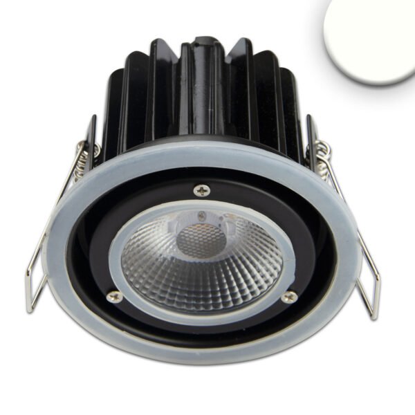 ISOLED 115081 LED Einbaustrahler Sys-68 MiniAMP, 8W, 24V DC, 4000K, CRI80, dimmbar (exkl. Cover)