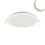 ISOLED 115464 LED Downlight, 12W, rund, ultraflach, blendungsreduziert, weiß, neutralweiß, dimmbar CRI90
