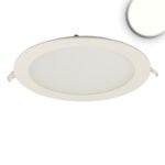 ISOLED 115473 LED Downlight, 18W, rund, ultraflach, blendungsreduziert, weiß, neutralweiß, CRI90