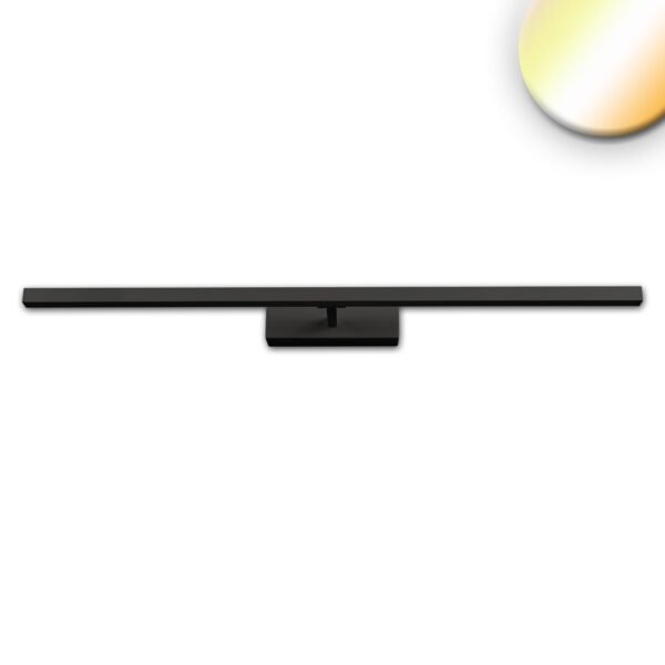 ISOLED 115638 LED Spiegel- und Bilderleuchte schwenkbar, 520mm, 12W, schwarz, ColorSwitch 2700|3000|4000K