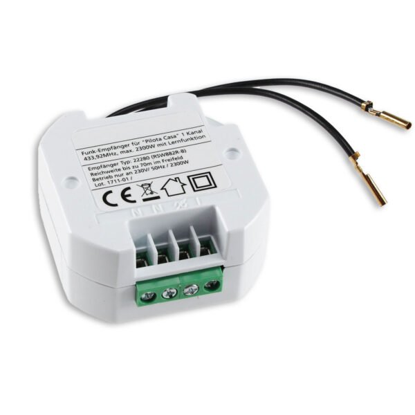 ISOLED 115915 IR-PANEL CONTROL 230V Schaltrelais mit Funk und/oder Schalteingang, max. 2300W