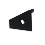 ISOLED 115992 Endkappe EC111R schwarz für Profil CORNER18 mit Kabeldurchführung, rechts 1 STK