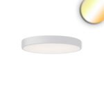 ISOLED 116161 LED Deckenleuchte UGR<19 2H, weiß, 20W|30W, IP44, DN400, ColorSwitch 2700|3000|4000K, dimmbar