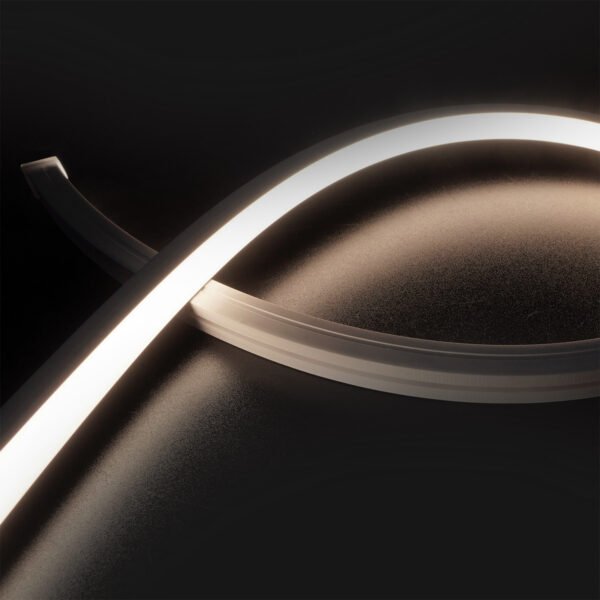 ISOLED 116185 LED NEON940 Flexband B13H13, 24V DC, 12W, IP67, 4000K, 5m Rolle, 140 LED/m, inkl. Montageclips