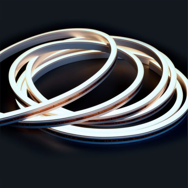 ISOLED 116198 LED NeonPRO950 Custom Flexband B08H12, 24V DC, 12W, IP67, 5000K, 5m Rolle, 140 LED/m, inkl. Clips