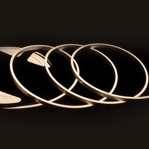 ISOLED 116202 LED NeonPRO927 Custom Flexband B04H08, 24V DC, 10W, IP67, 2700K, 5m Rolle, 180 LED/m, inkl. Clips