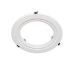 ISOLED 116449 Loch Adapterring für Downlights, mit Federn, weiß, ID 201mm - AD 287mm