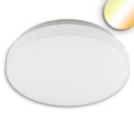 ISOLED 116717 LED Deckenleuchte 22|32W, weiß rund, DN410, IP64, 120lm/W, ColorSwitch 3000|4000|6000K