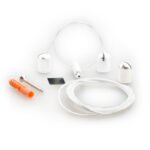 ISOLED 116724 Seilabhängung Z04 für LAMP30 V2, weiß, Länge bis 3m, 2 Stk, inkl. Befestigungsmaterial
