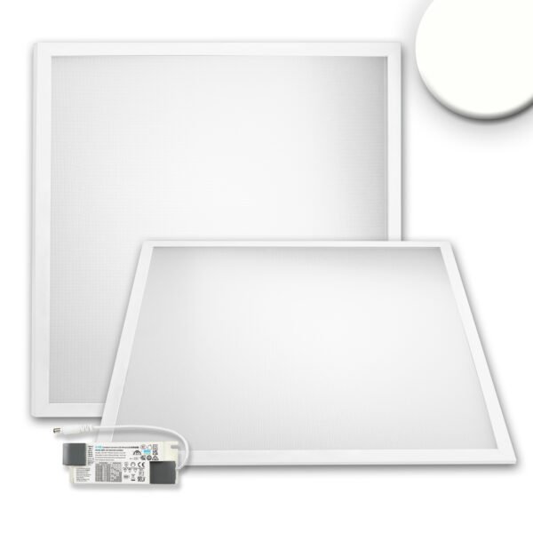 ISOLED 116955 LED Panel Professional Line 600 UGR<19 4H/8H, 36W, weiß RAL9016, neutralweiß, PowerSwitch 21-40W