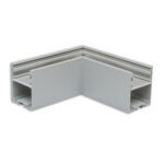 ISOLED 116970 LAMP30V1 90° Eck, geschweißt, 120x120mm, silber pulverbeschichtet, exkl. Cover