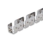 ISOLED 116993 LED Aufbauprofil eloxiert, gezahnt und flexibel für NEON Flexband B04H08, 100 cm