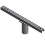 ISOLED 117049 Traverse mit Zopfmaß 89/108mm für 2 Fluter