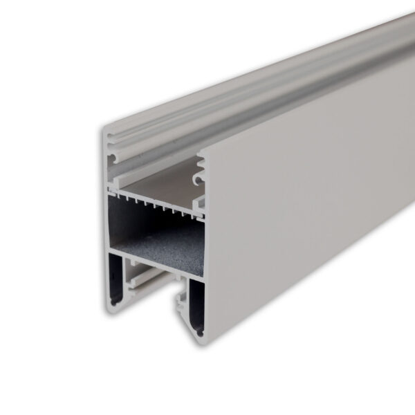 ISOLED 117387 LED Leuchtenprofil HALON Aluminium silber pulverbeschichtet, 200cm, Kühlstreifen schiebbar