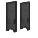 ISOLED 117392 Endkappe EC120 mit Lichtfalle, schwarz für Leuchtenprofil HALON mit U-Cover C63, 2 Stück