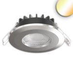 ISOLED 117543 LED Einbaustrahler Vario-68, 6W, 60°, 2700|3000|4000|6000K, IP65, CRI90, chrom