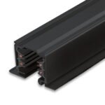 ISOLED 127512 3-Phasen Classic Einbau-Stromschiene, 2m, schwarz