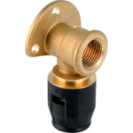 GEBERIT 650.291.00.1 GE Pushfit Anschlusswinkel IG Messing 90 Gr. d16mm x Rp1/2, kurz  Verpackungseinheit:1ST