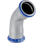 GEBERIT 30604 GE Mapress Edelstahl Bogen 45 Gr. d22mm  Verpackungseinheit:1ST