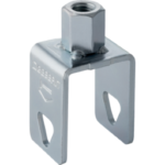 GEBERIT 362.862.26.1 GE Pluvia Tragschienen-Aufhaengeelement Stahl, verzinkt, mit Langmuffe  Verpackungseinheit:1ST